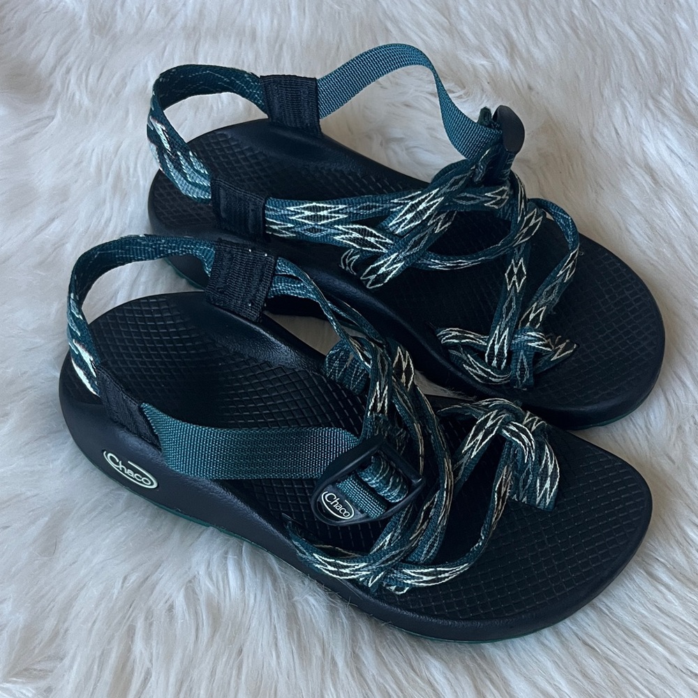 Chaco teal sandals 6